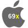 Aplicativo 69x para iOS