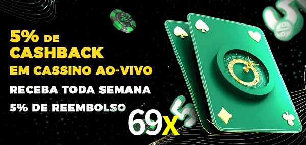Promoções do cassino ao Vivo 69x